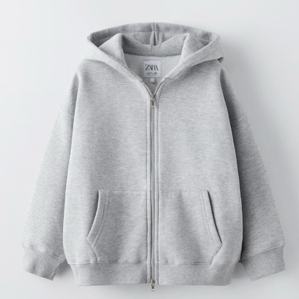 NWT Zara Girls Oversized Fit Sweatshirt Hoodie